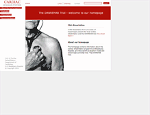 Tablet Screenshot of cardiacrehabilitation.dk